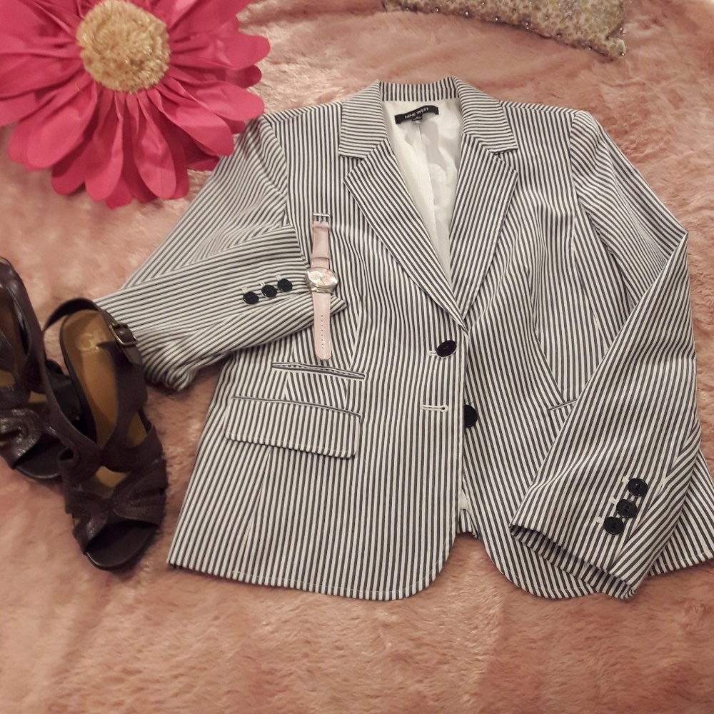 Striped Blazer